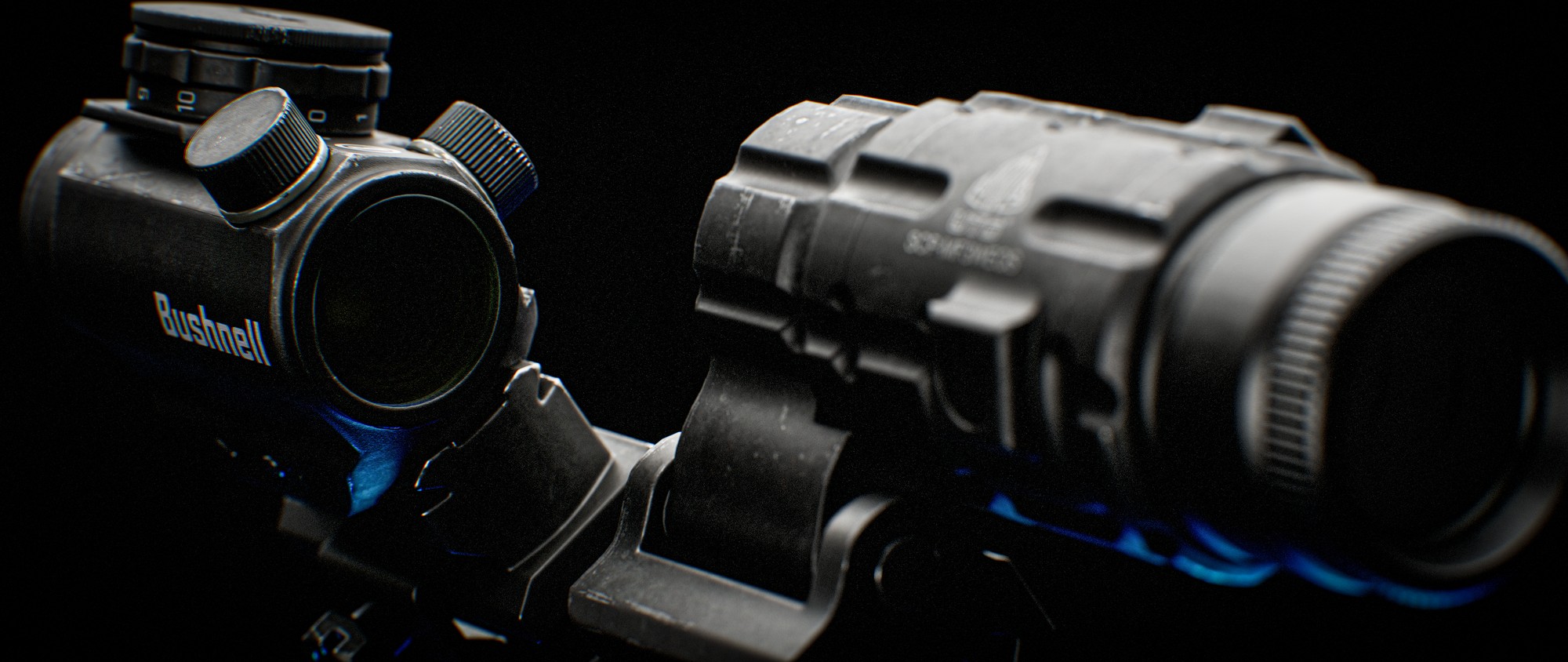 Bushnell TRS-25 & Leapers UTG3X, render, image 1