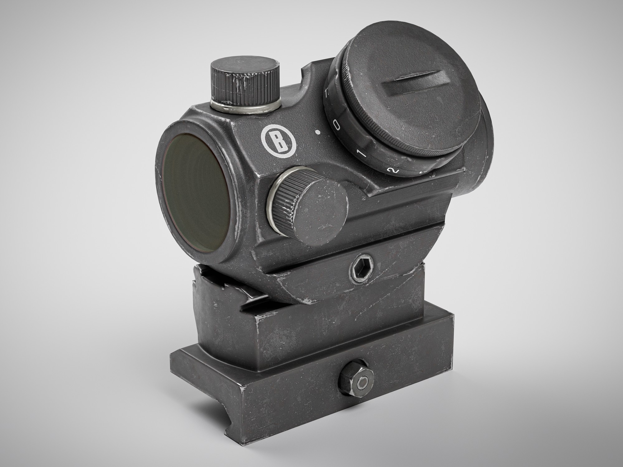 Bushnell TRS-25 & Leapers UTG3X, render, image 3