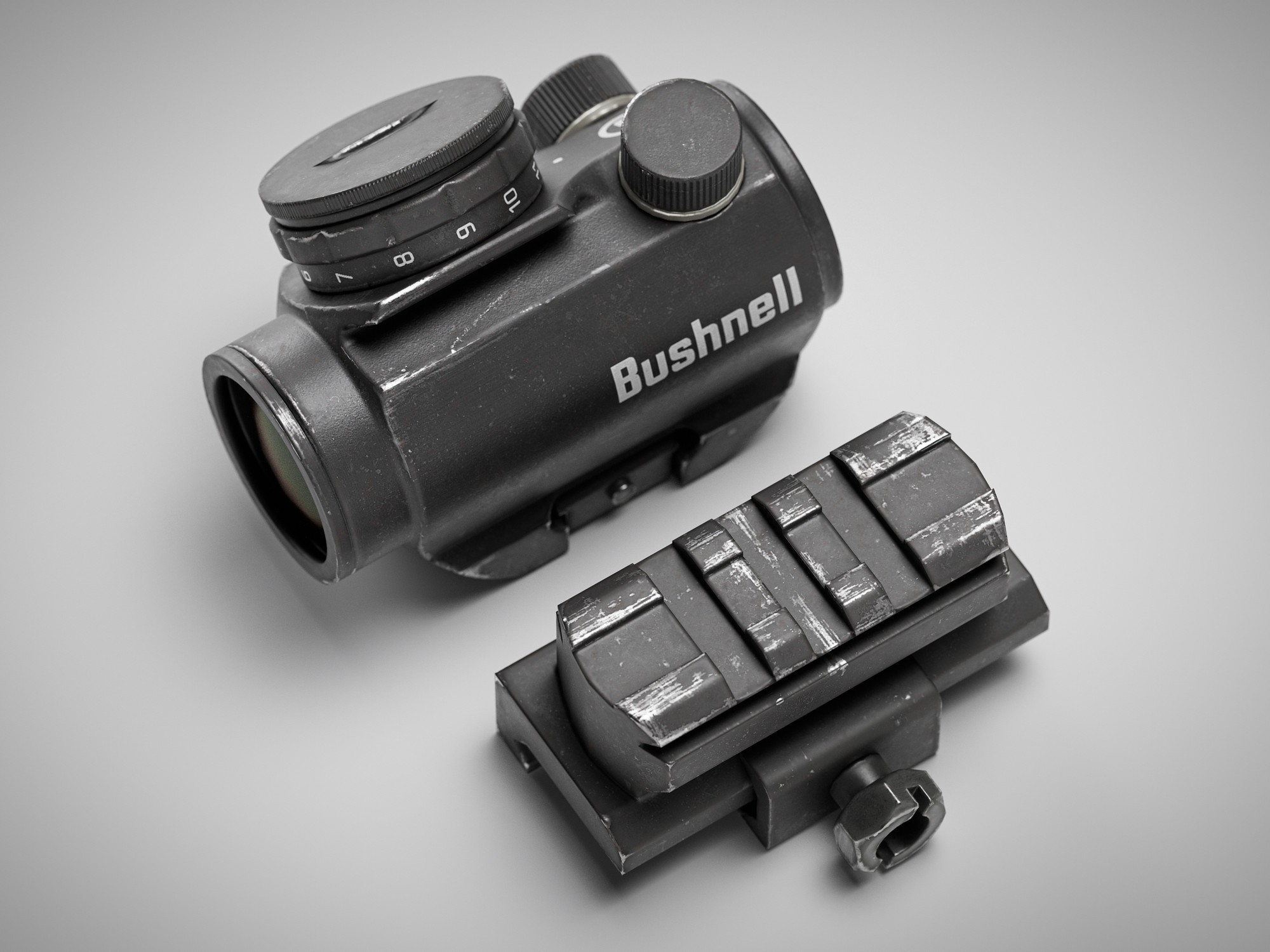 Bushnell TRS-25 & Leapers UTG3X, render, image 8