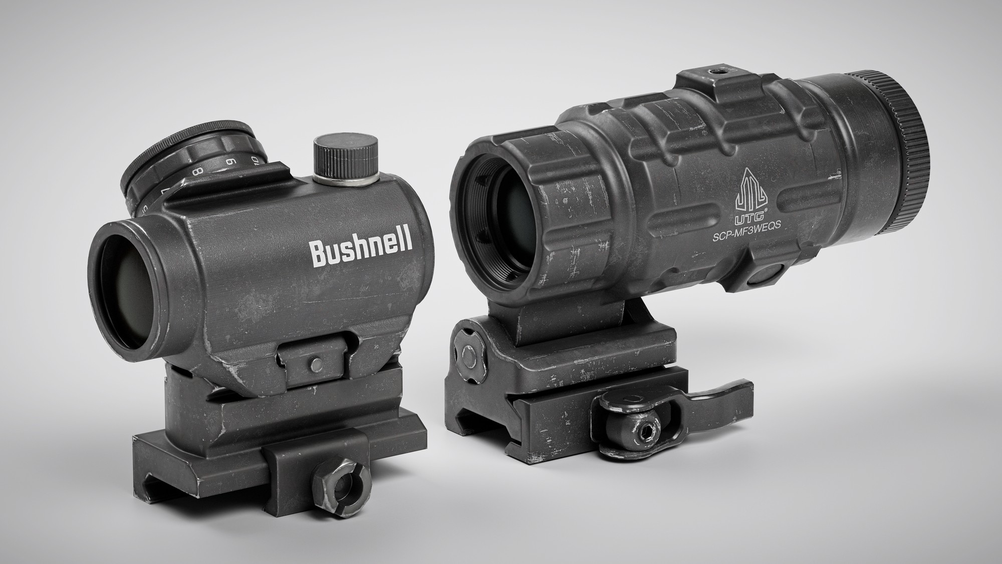 Bushnell TRS-25 & Leapers UTG3X, render, image 10