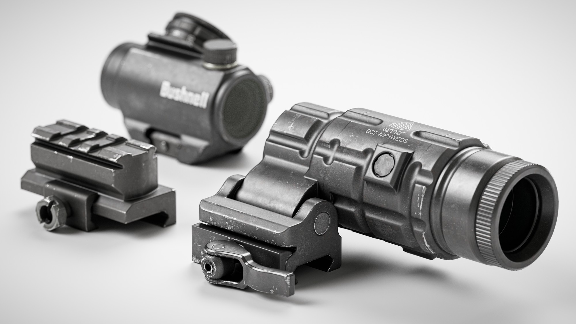 Bushnell TRS-25 & Leapers UTG3X, render, image 11