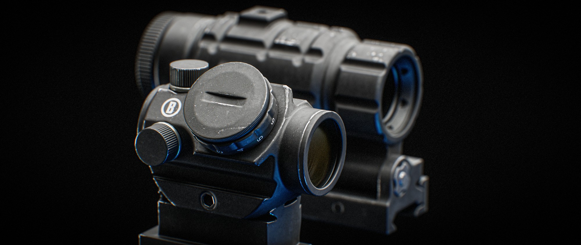 Bushnell TRS-25 & Leapers UTG3X, render, image 13