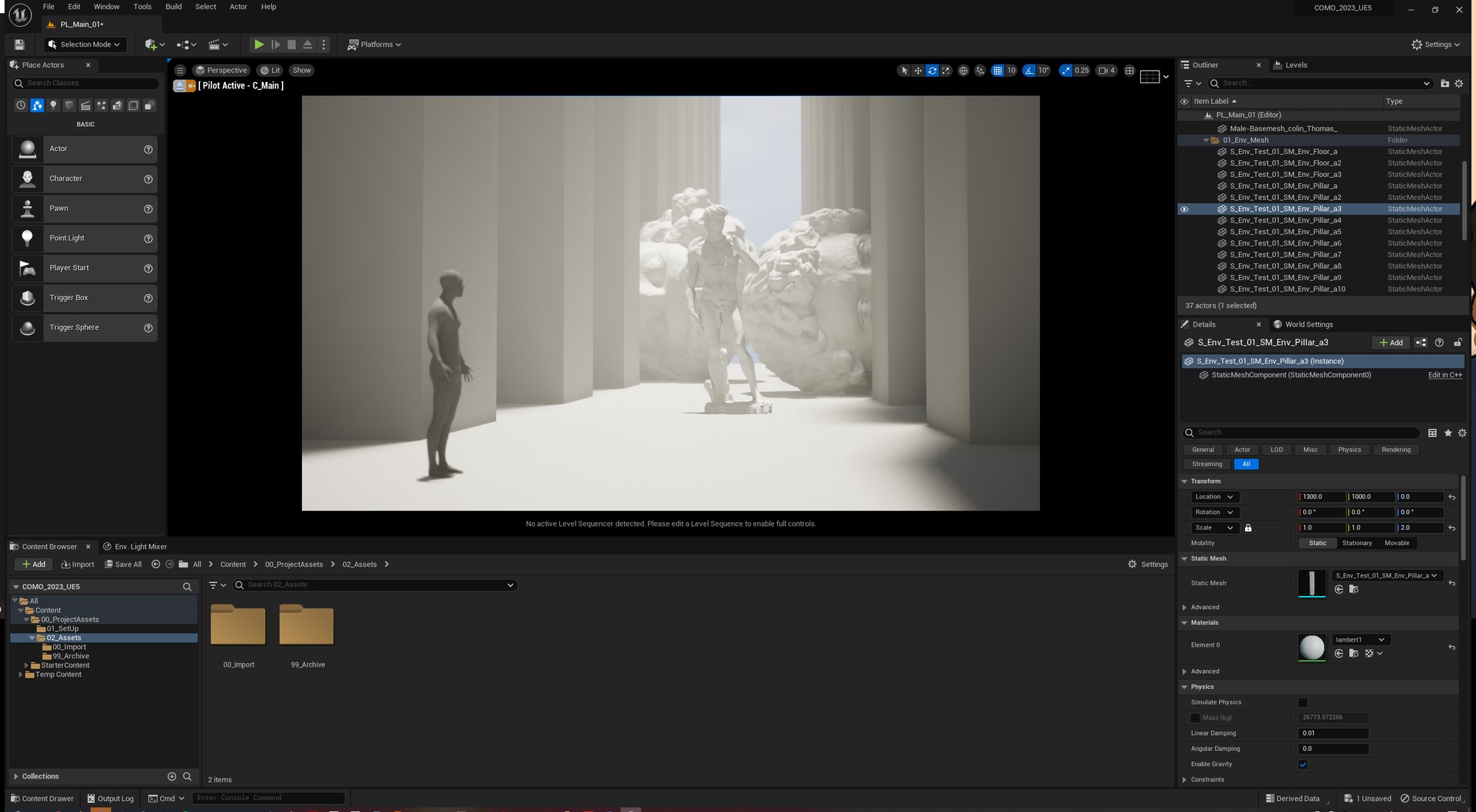 CoMotion 2023, Blockout and Grey-boxing, image 1