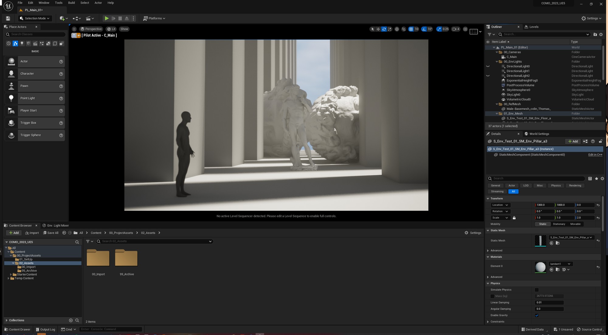 CoMotion 2023, Blockout and Grey-boxing, image 1