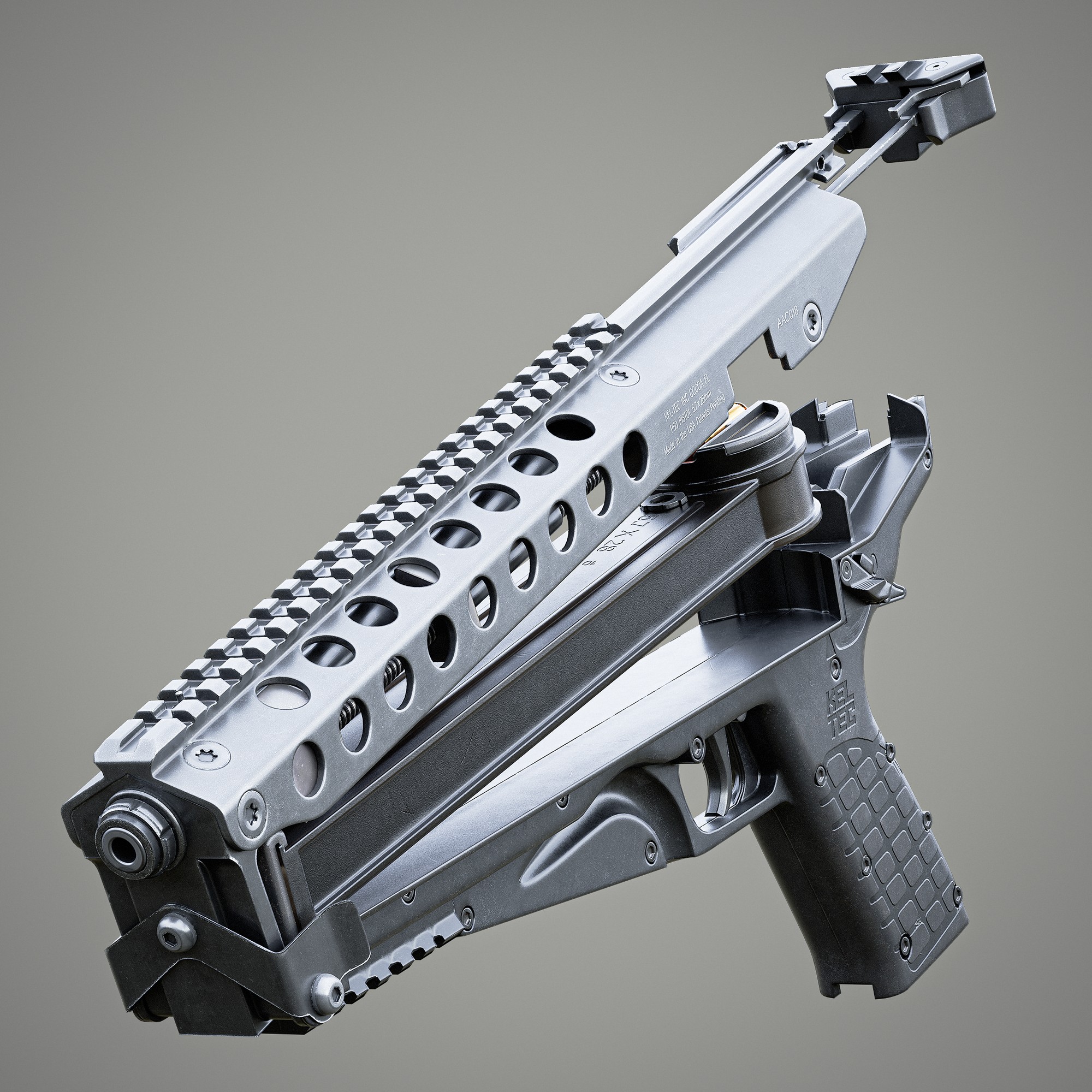 Kel-Tec P50, render, image 2