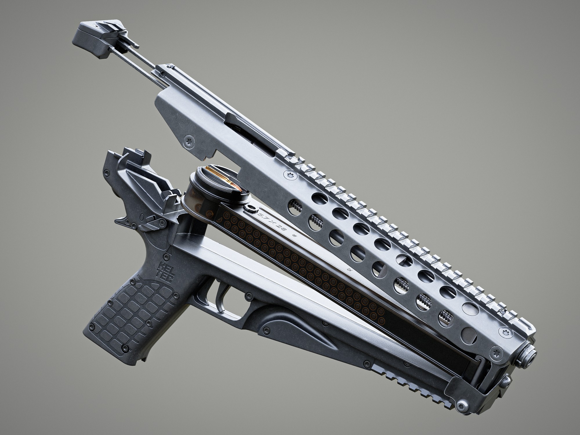 Kel-Tec P50, render, image 3