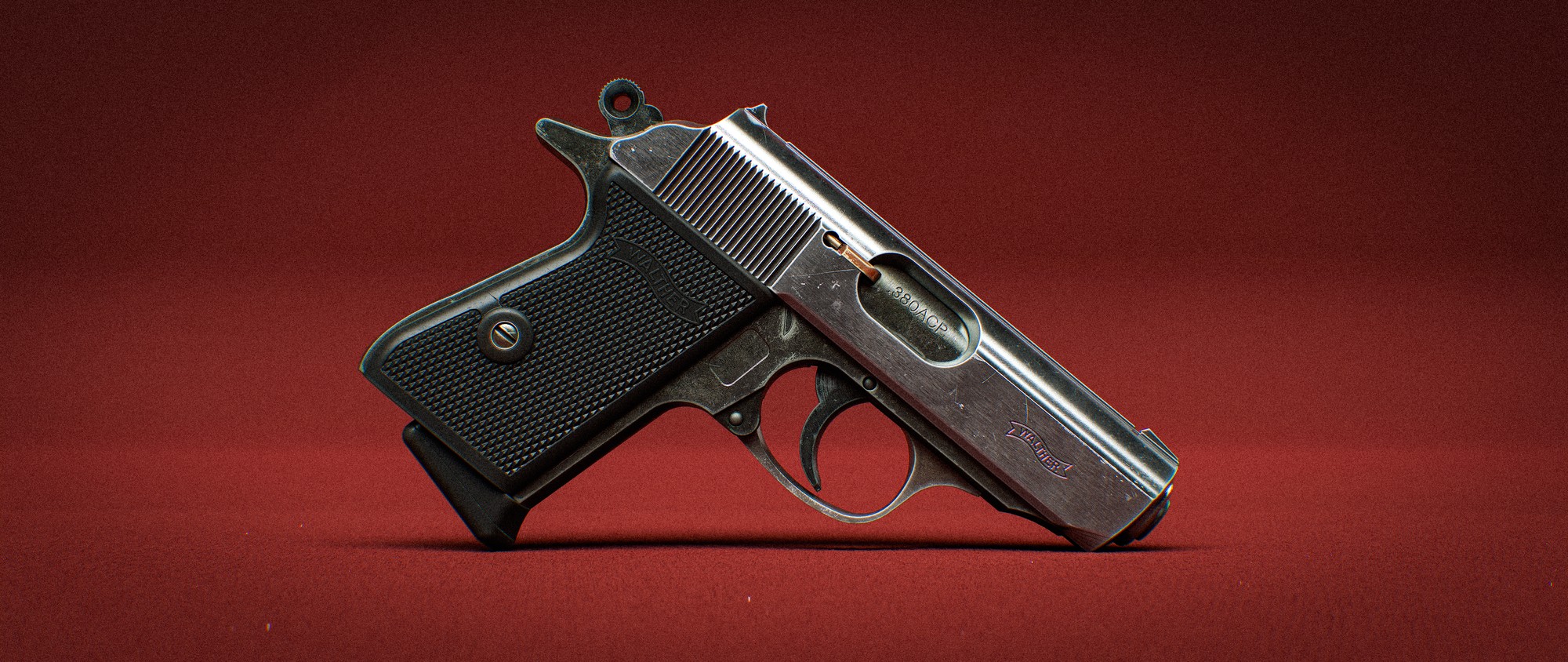Walther PPK, hero render, image 1
