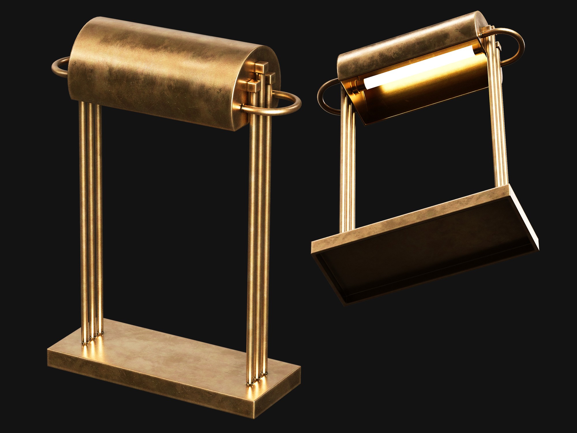 Detail shot of the lamp