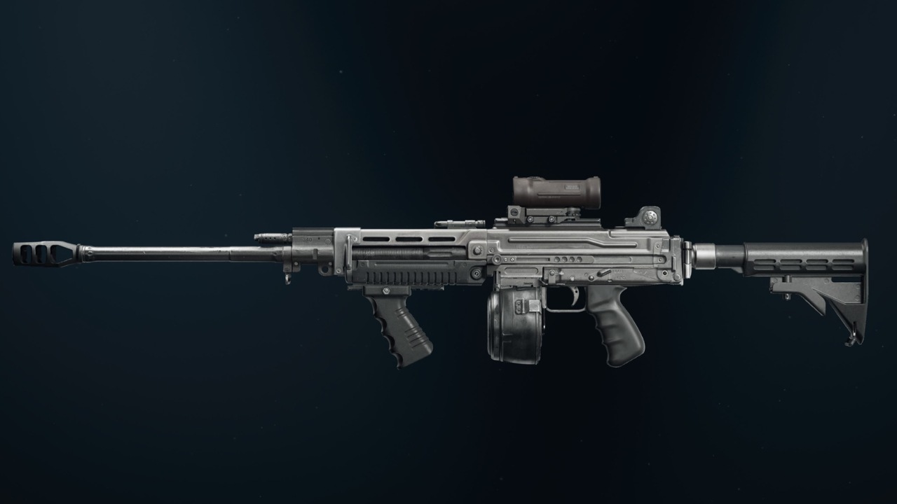 Reinforced Barrel attachment on the Feng 82 LMG, Season 2 in-game screenshot
