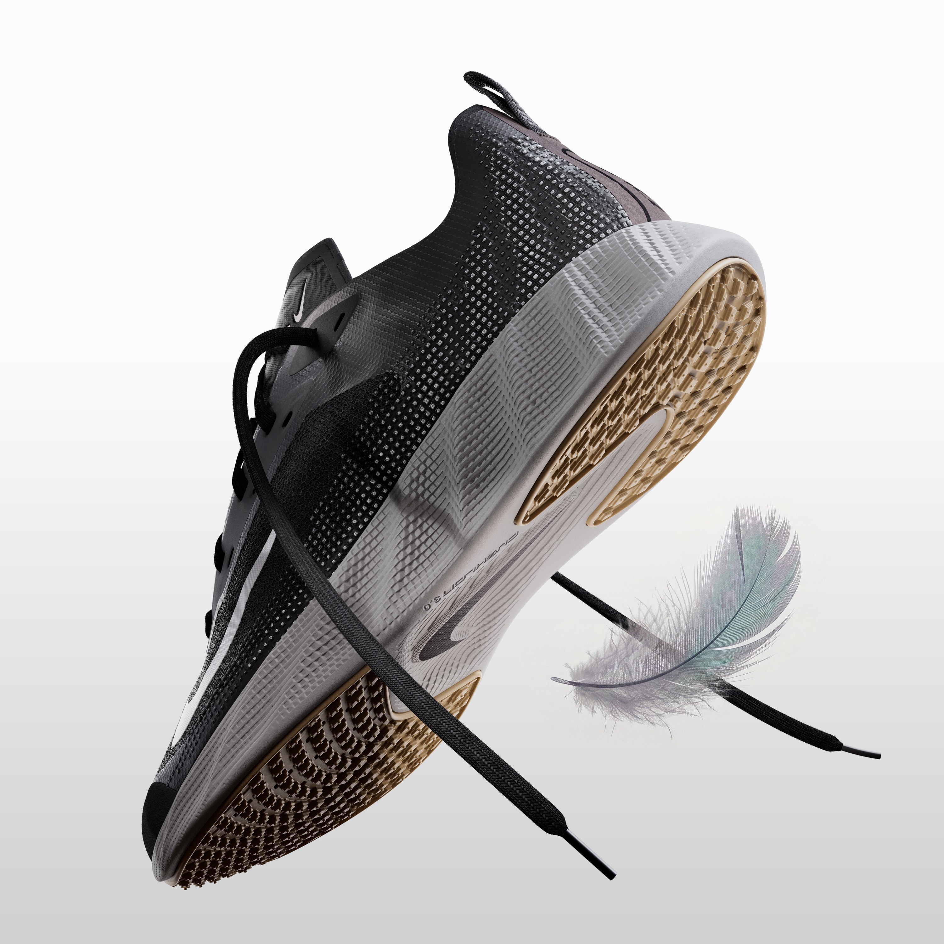 Nike Ava X Mesh outsole detail with a feather