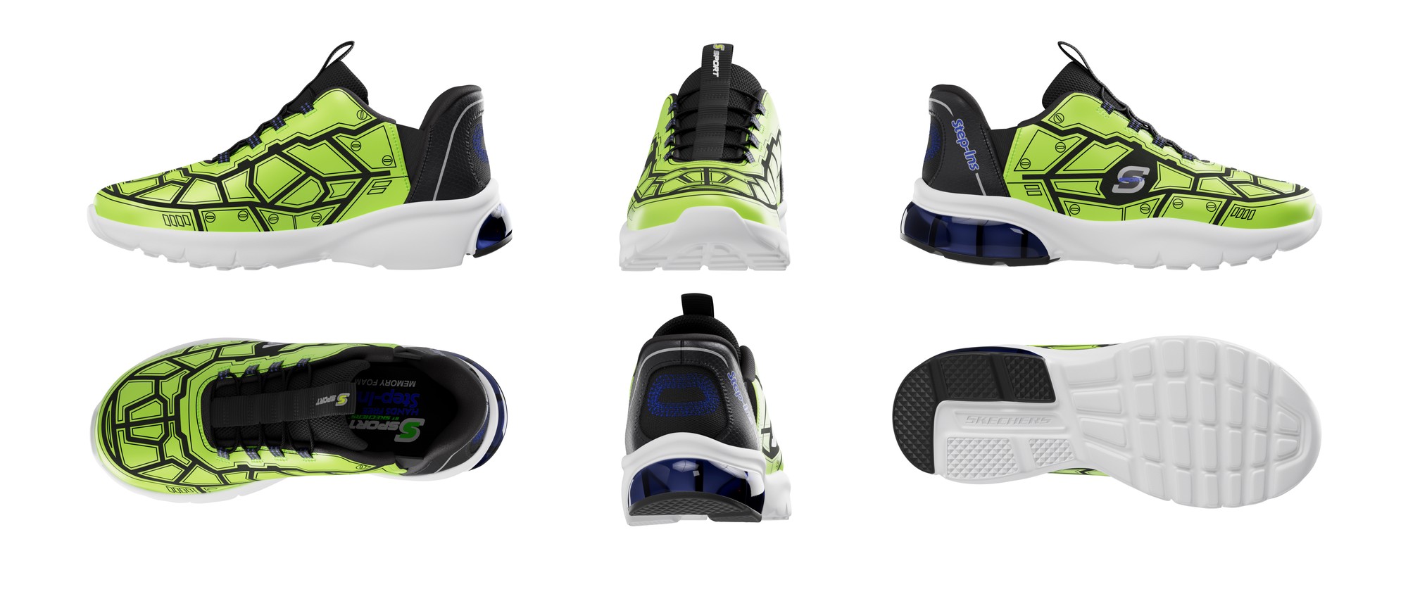 S Sport By Skechers Kid’s Step-Ins Sneakers, image 4